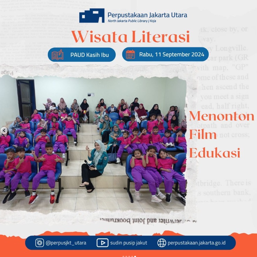 Wisata Literasi : Kunjungan PAUD Kasih Ibu